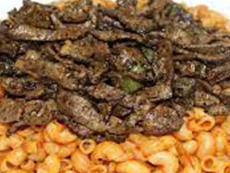 Chicken Liver Spaghetti