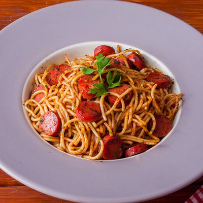 Spaghetti with Sausages
