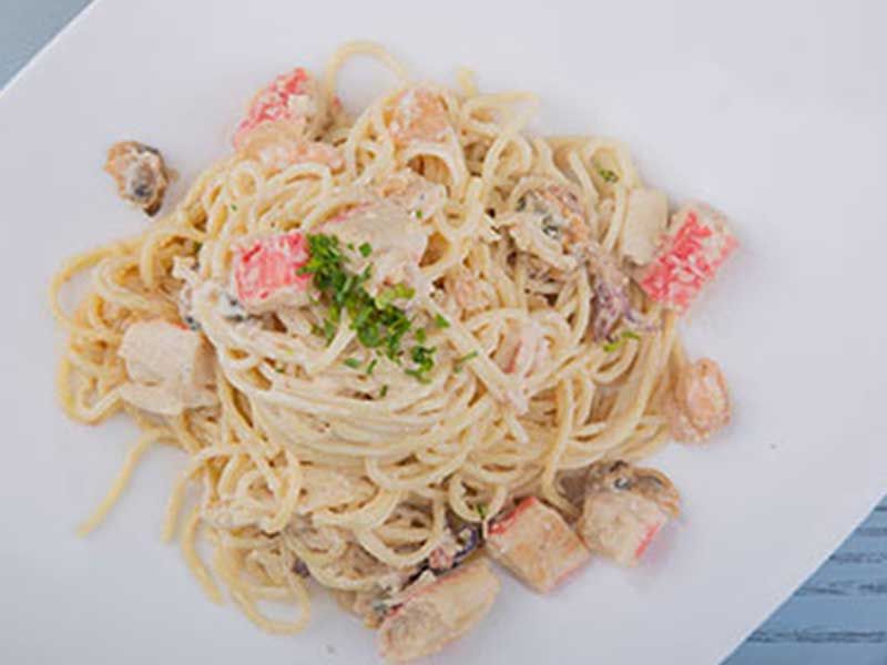 Spaghetti With Seafood