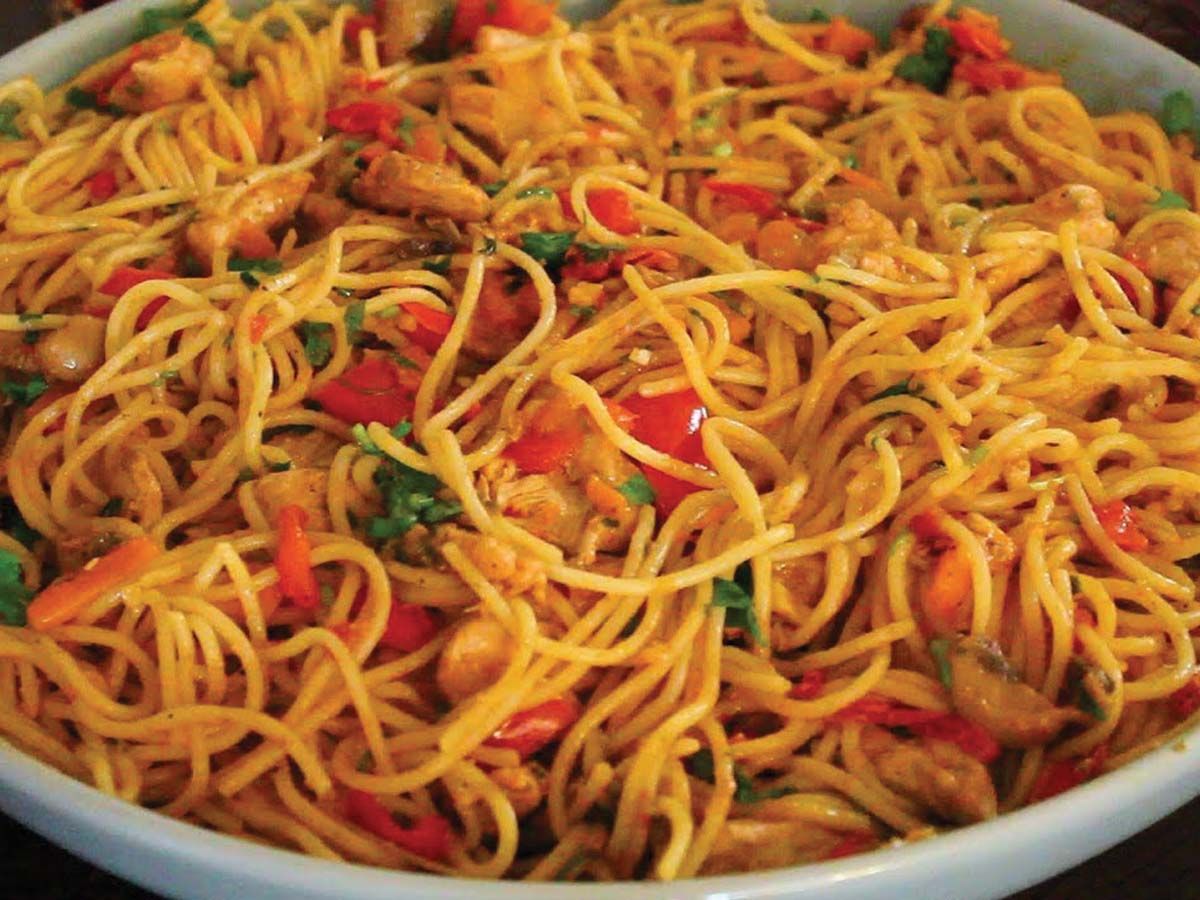 Spaghetti Napolitano Pasta with red sauce