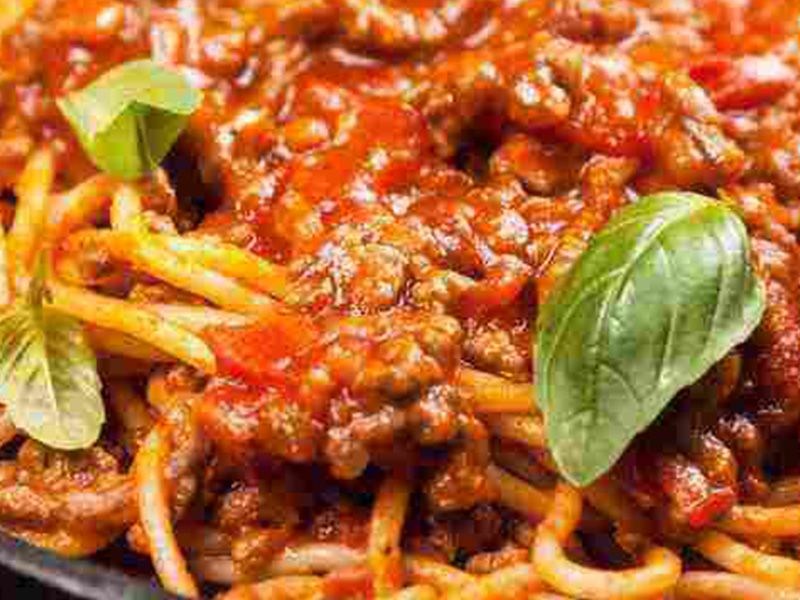 Oriental Sausage Spaghetti Pasta