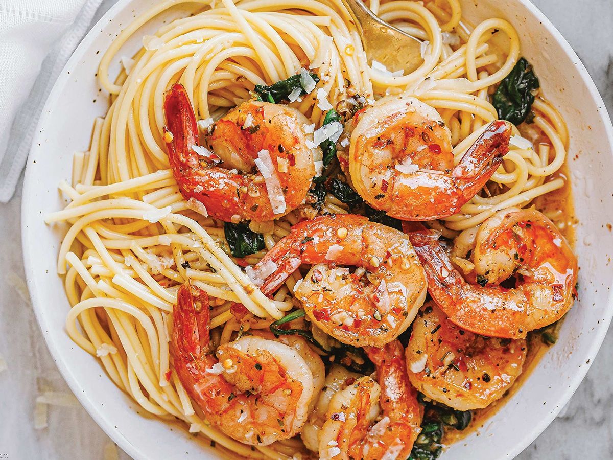 Spaghetti Shrimp Pasta