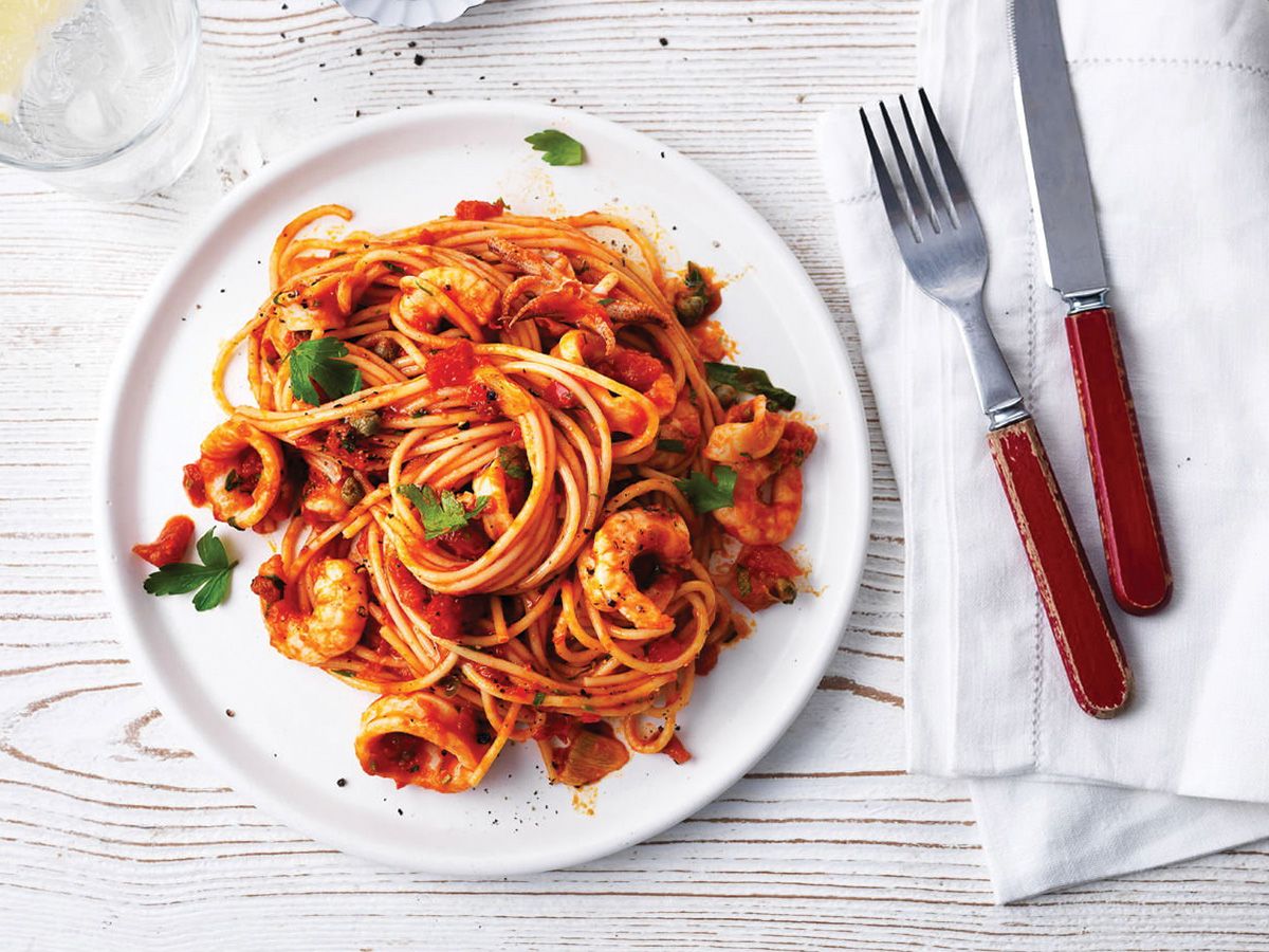 Spaghetti Fisherman Pasta