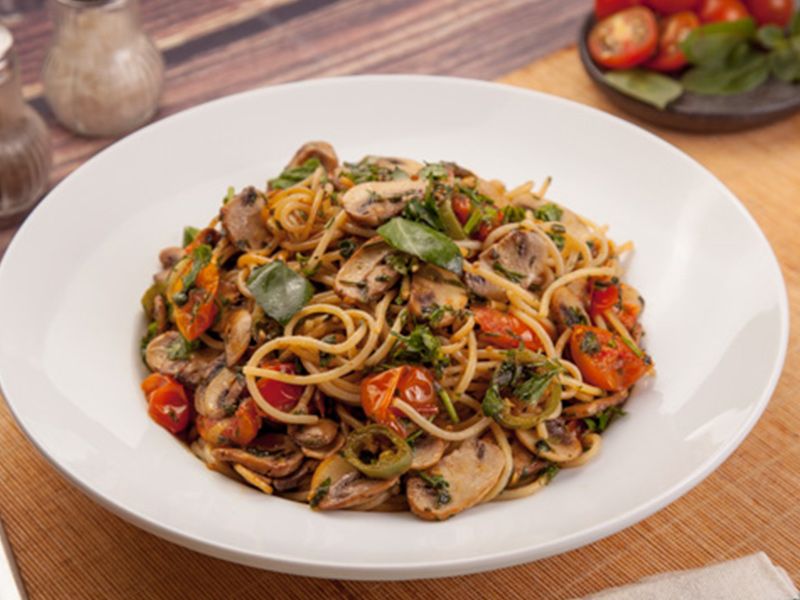 Spaghetti With Mushroom