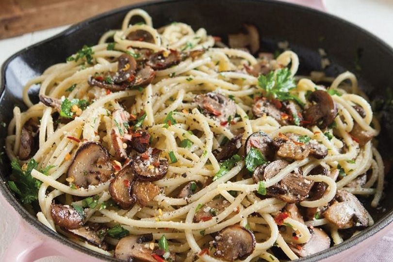 Mushroom Spaghetti Large