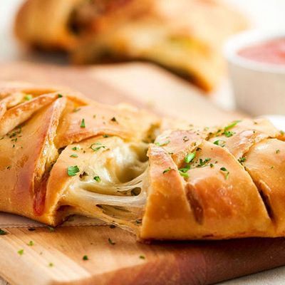 Stromboli Sandwich with French Fries