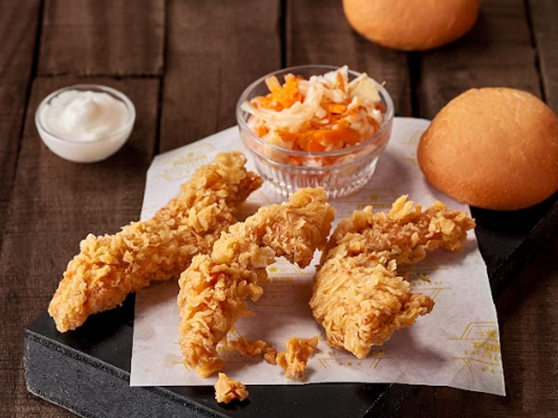 3 Chicken Strips Pieces Meal