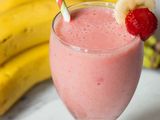Strawberry Cocktail With Coconut And Banana