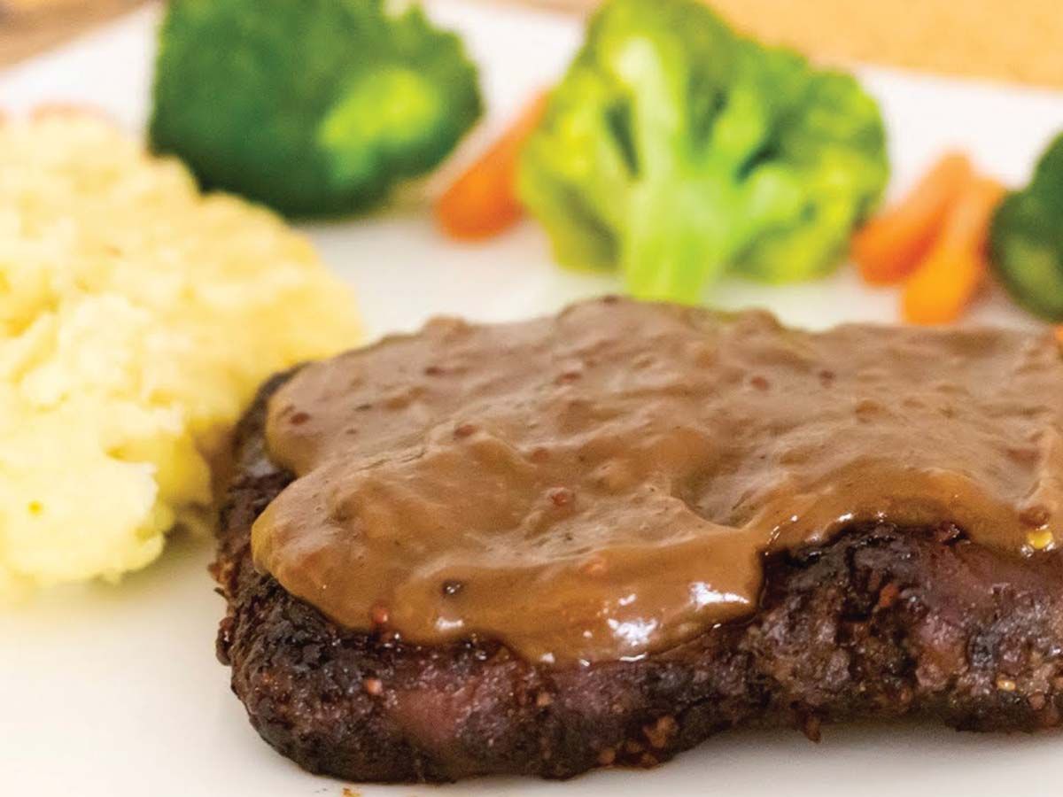 Pepper Sauce Steak Plate