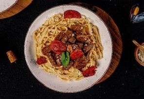 Steak Mushroom Pasta