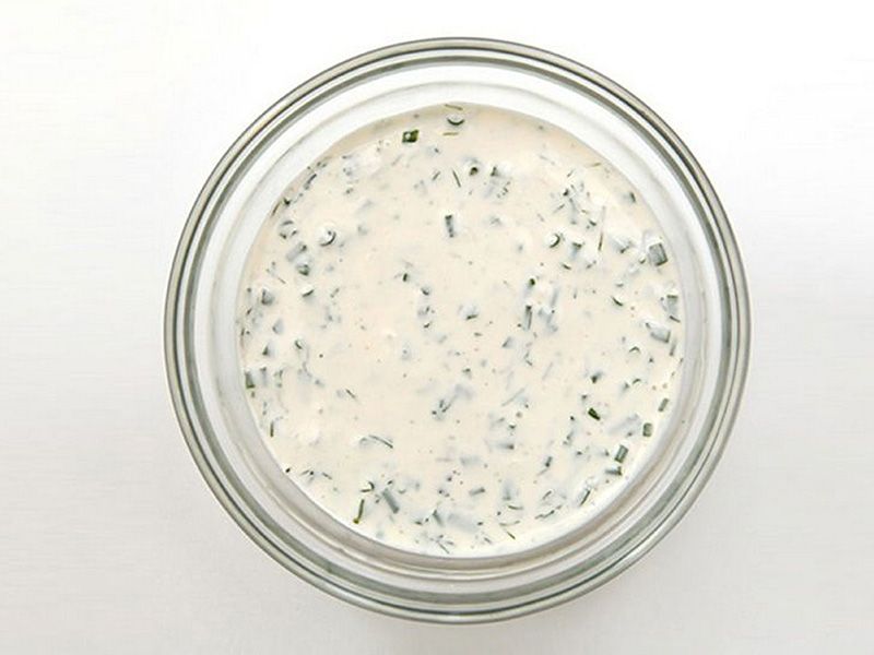 Add ranch sauce