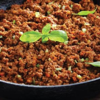minced meat addition