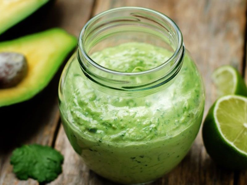 Avocado With Yogurt And Honey Cocktail