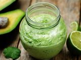 Avocado With Yogurt And Honey Cocktail