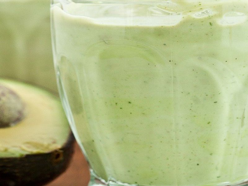 Avocado With Yogurt And Honey