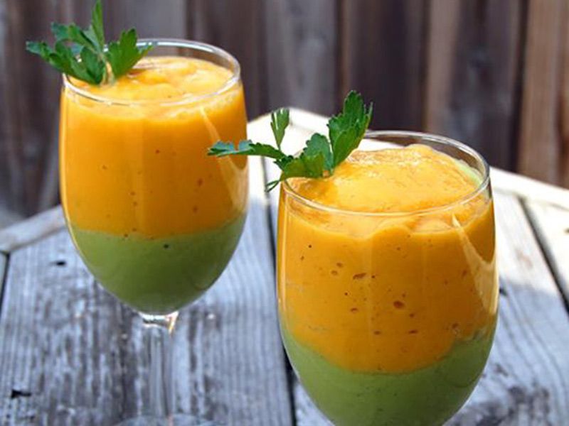 Avocado And Mango Cocktail
