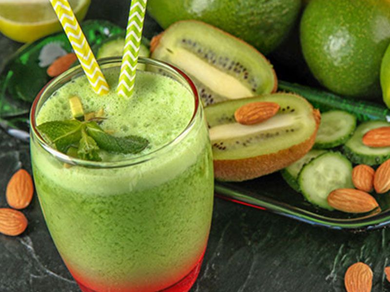 Avocado With Nuts Juice