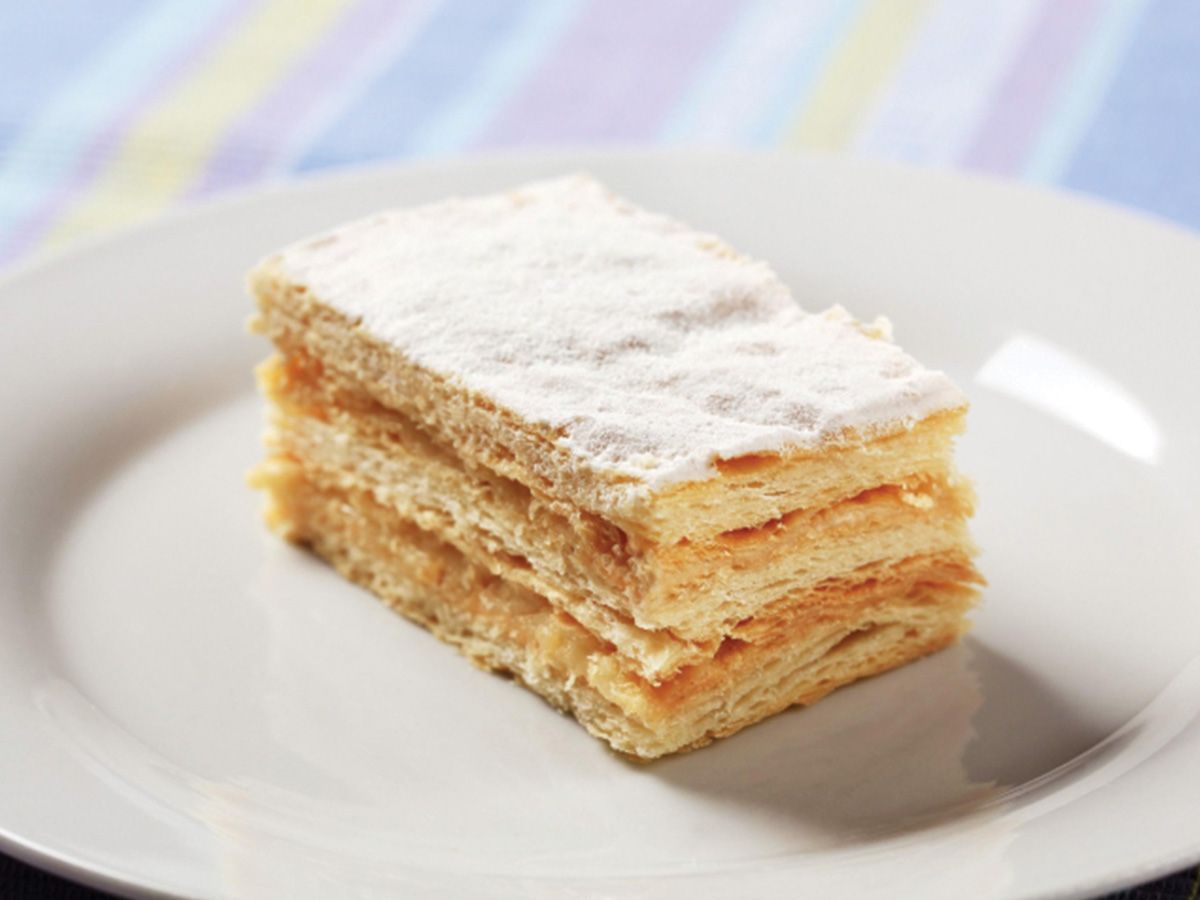burnt sugar Millefeuille
