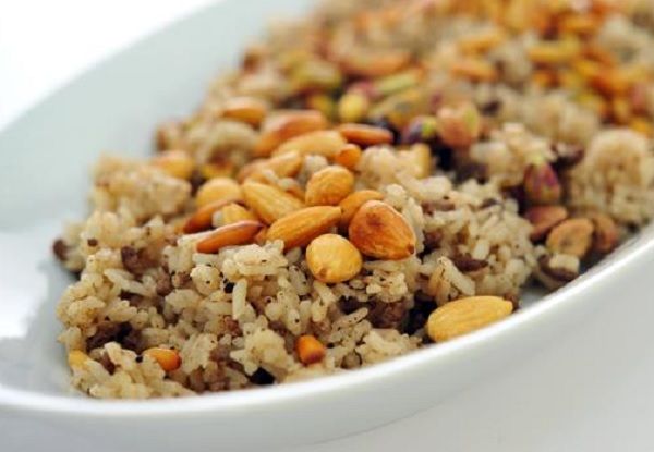 Khalta Rice With Nuts