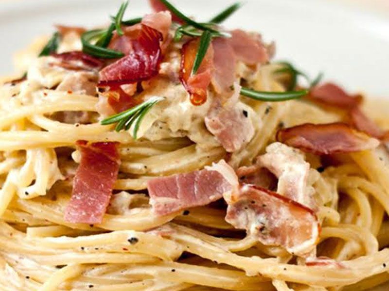 Pastrami Spaghetti Pasta