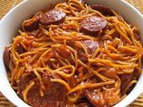 Oriental Sausage Spaghetti Pasta