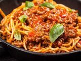 Mix Meat Spaghetti Pasta