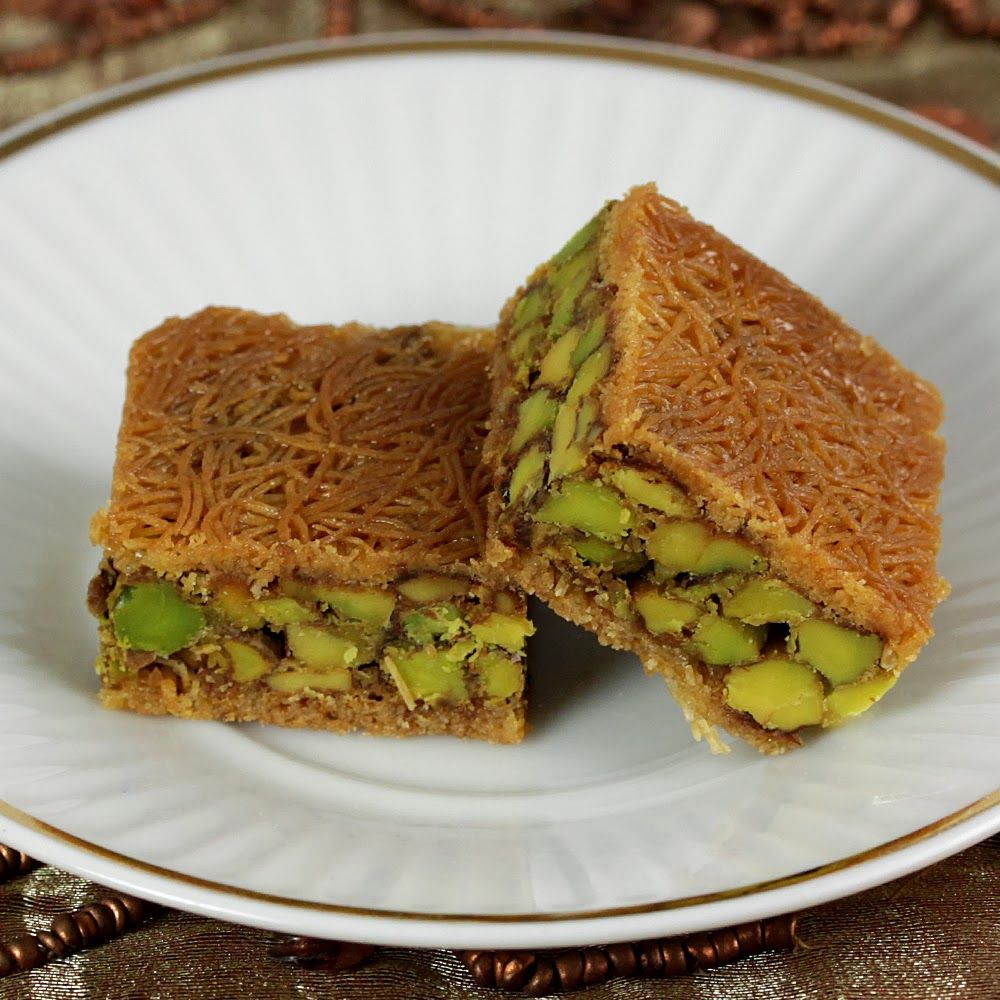 Konafa Balorya With Hazelnut