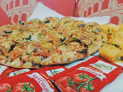 Chicken Shawerma Oriental Pizza