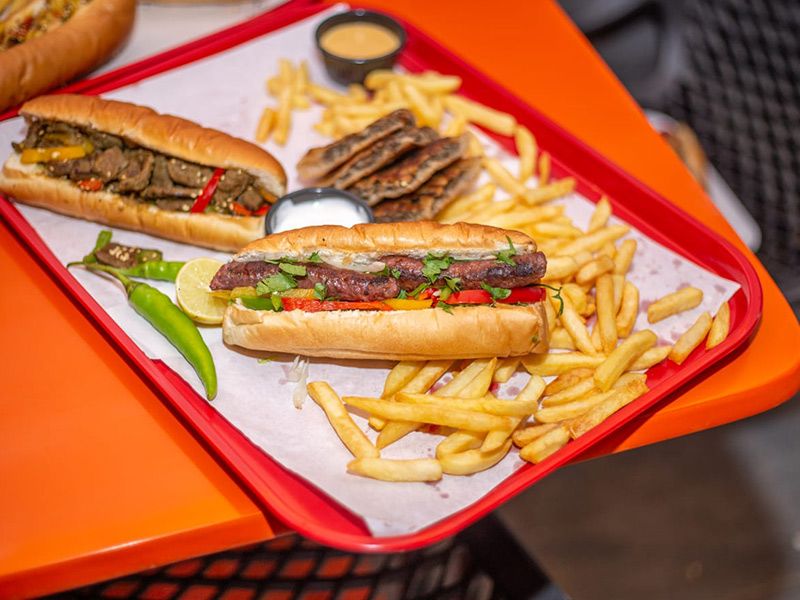Malaki Oriental Sausage Sandwich