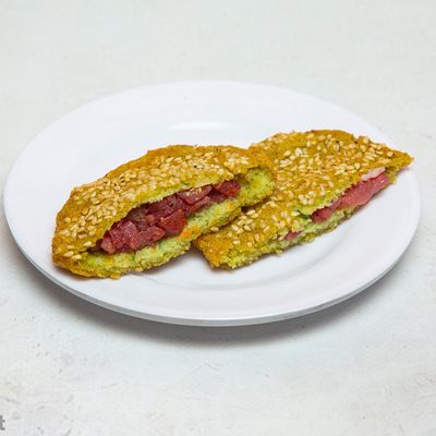 Pastrami Taamia patty