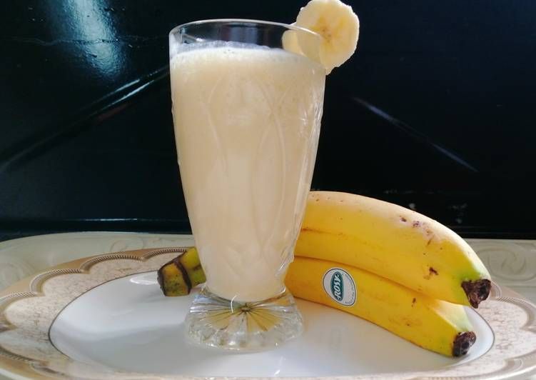 Banana With Milk Juice