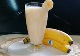 Banana With Milk Juice