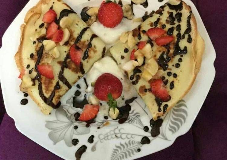 Nutella Chocolate With Nuts Crepe