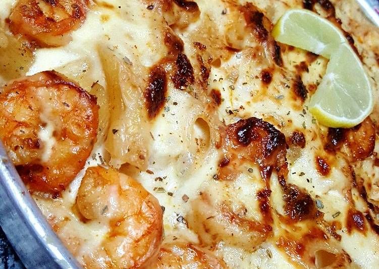 Shrimp Bechamel Pasta