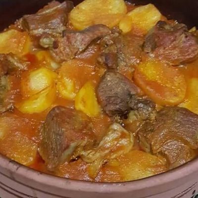 Potatoes with Meat Casserole