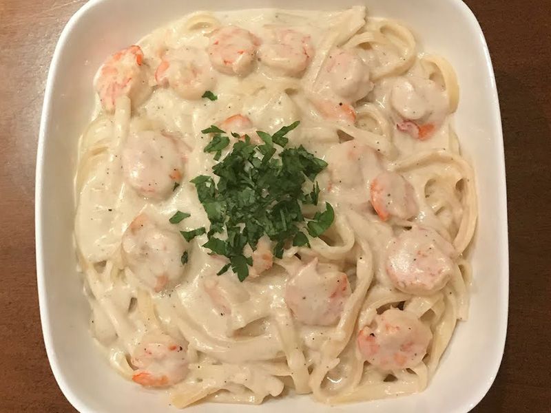 Shrimp Alfredo