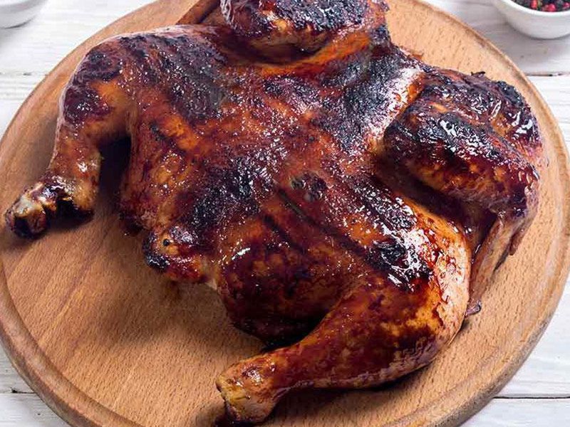Half Grilled Chicken