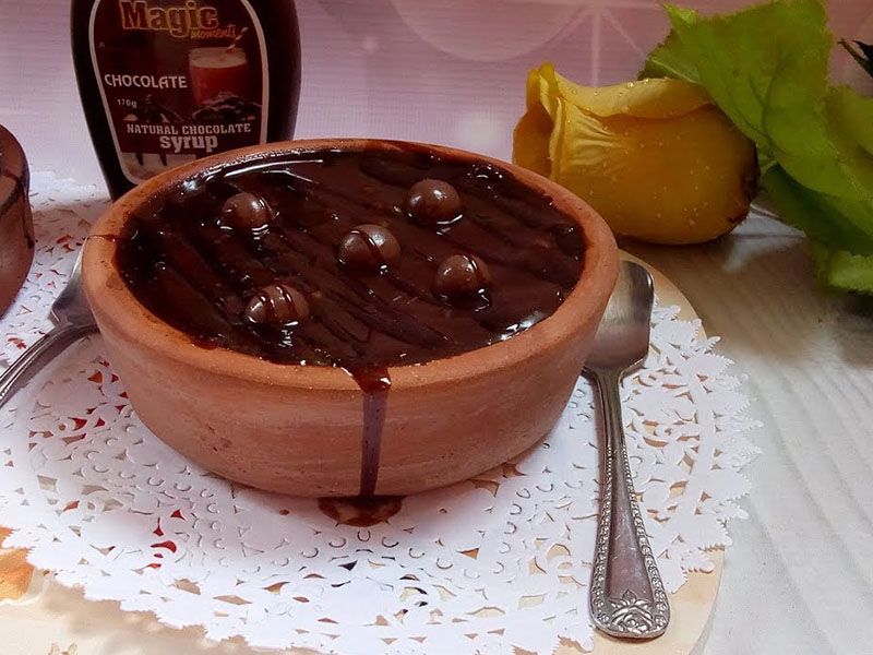 Umm Ali with Nutella