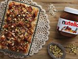 Umm Ali with Nutella and Nuts