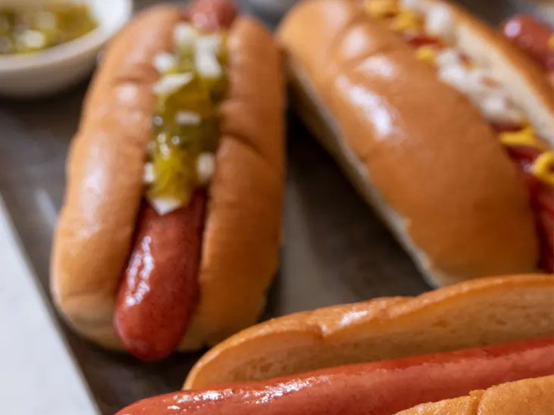 American hot dog Sandwich