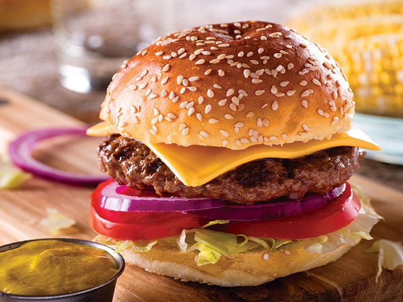 American Beef Burger Sandwich