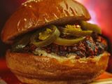 Chili American Burger Sandwich
