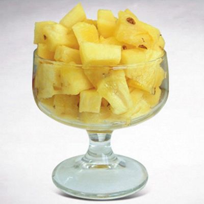 Pineapple Pieces + Juice Glass Large