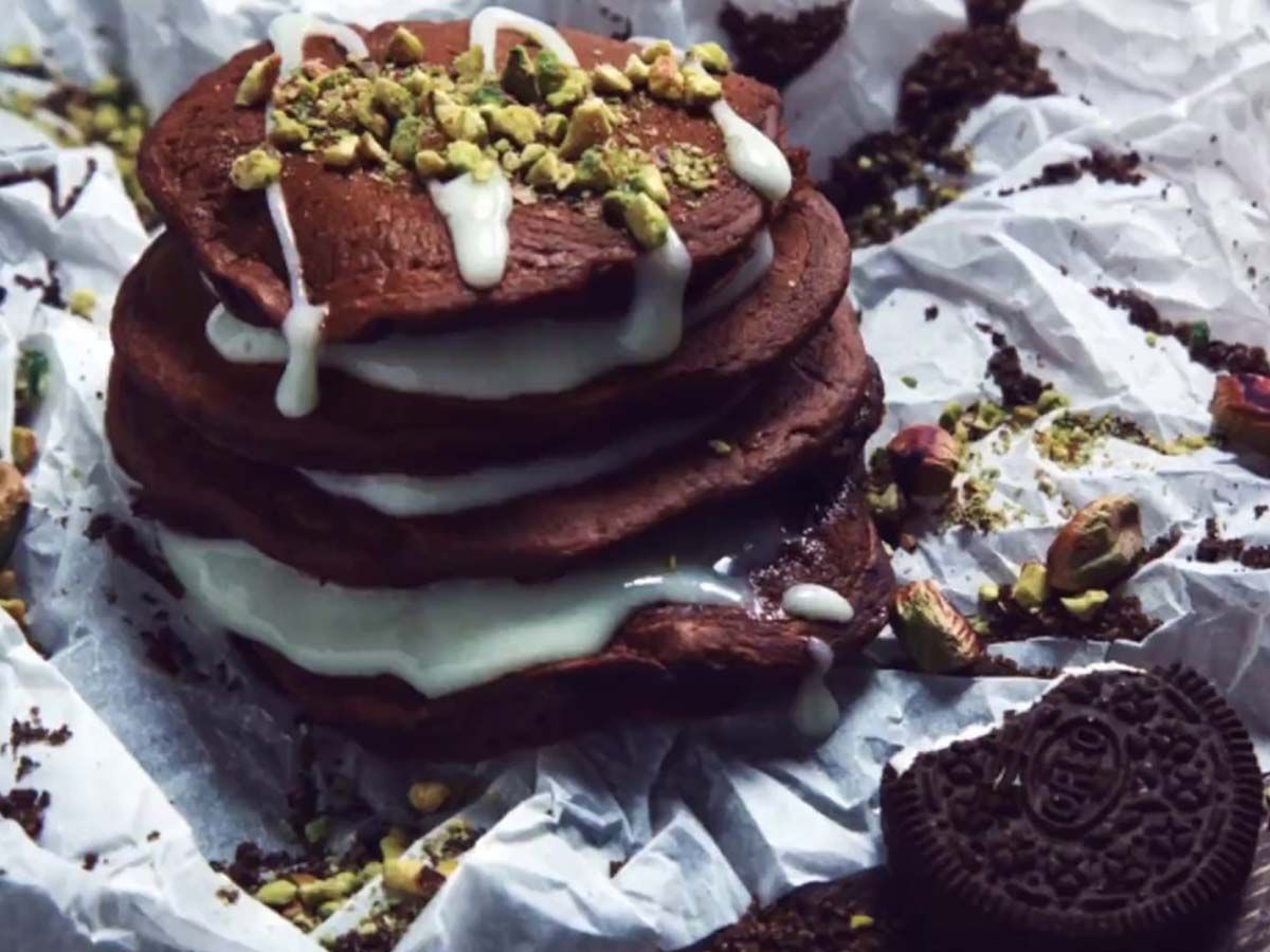 Pancake mix Oreo and Raffaello