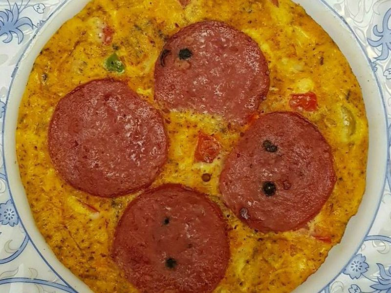 Omelette With Salami