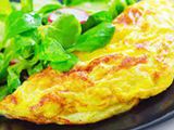 Omelette With Roumi Cheese Sandwich