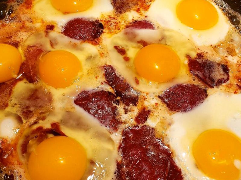 Eggs With Pastrami Sandwich