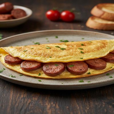 Omelette With Sausage