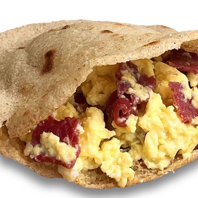 Pastrami Omelette Sandwich