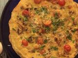 Omelette With Pastrami Sandwich